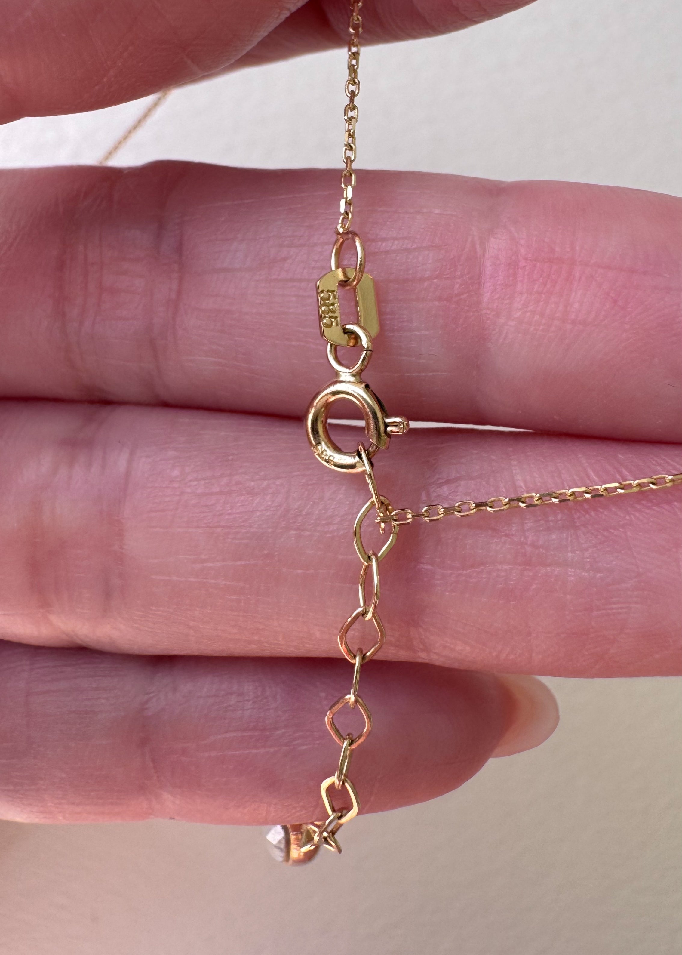 3 Gold Chain 14k Italian Solid Gold Necklace