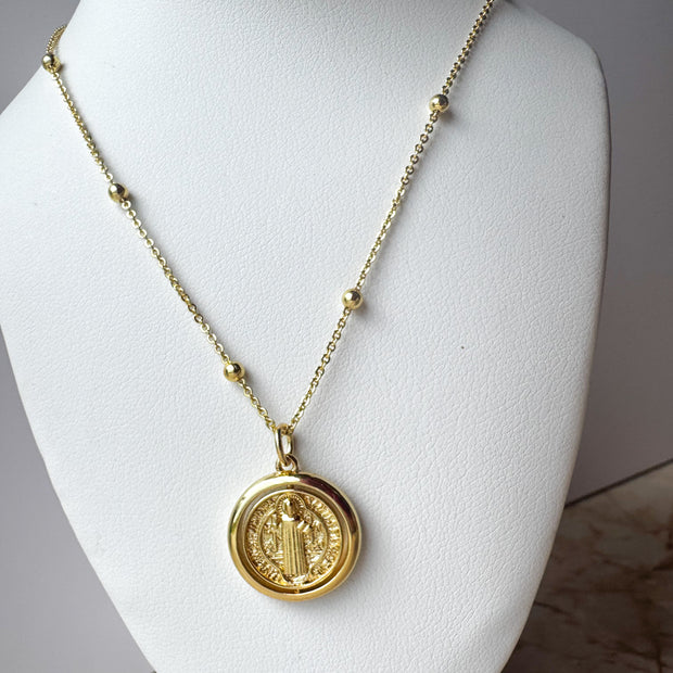 Cadena San Benito Abad Gold