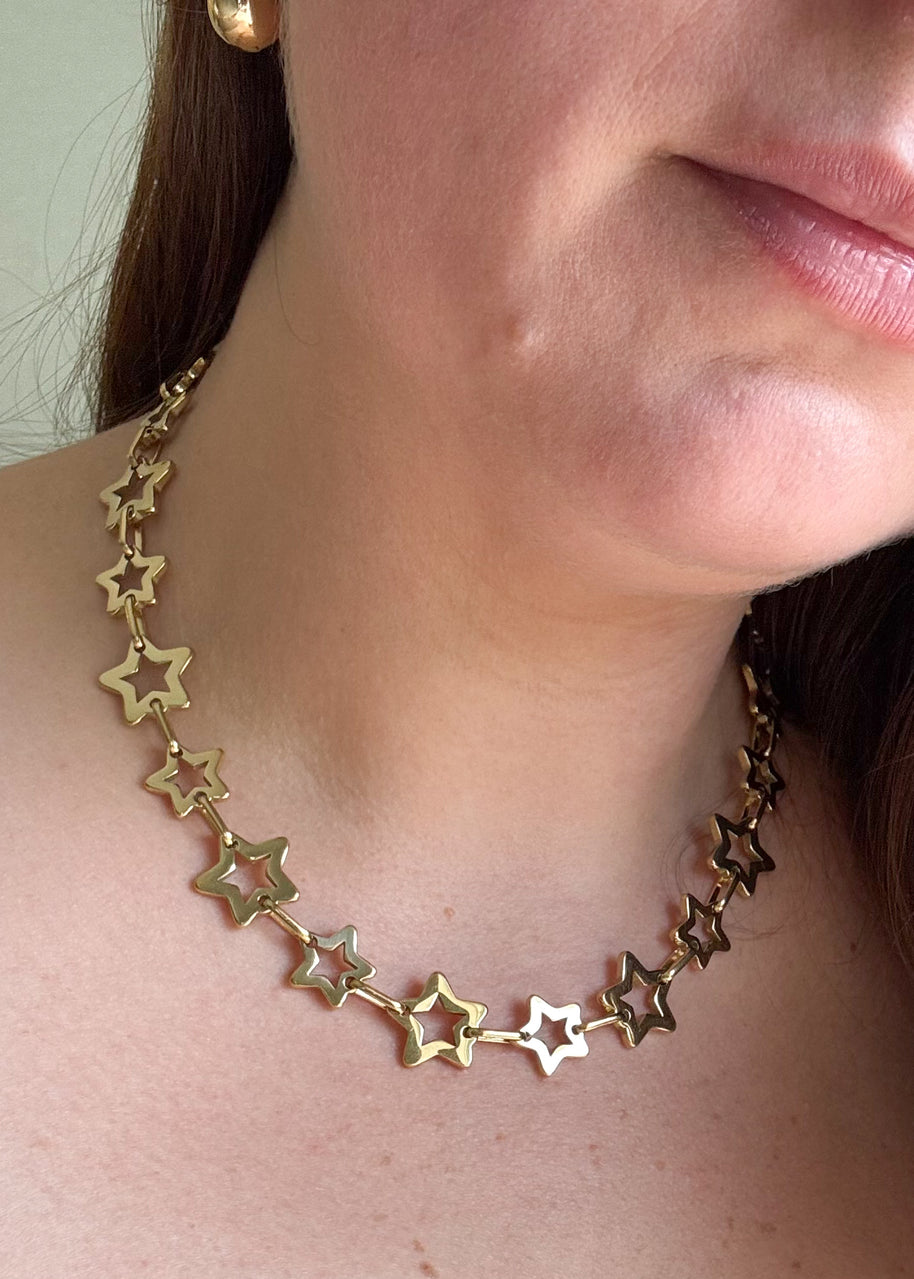 Golden Stars ⭐️ Necklace & Bracelet