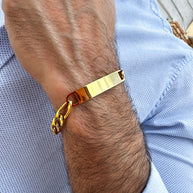 Basic Gold Link Bracelet