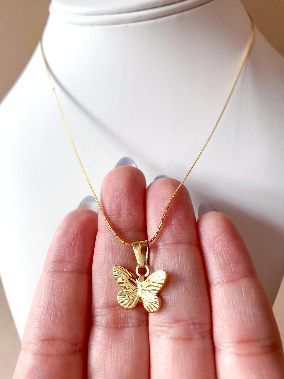 Butterfly Steel Necklace