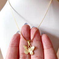Butterfly Steel Necklace