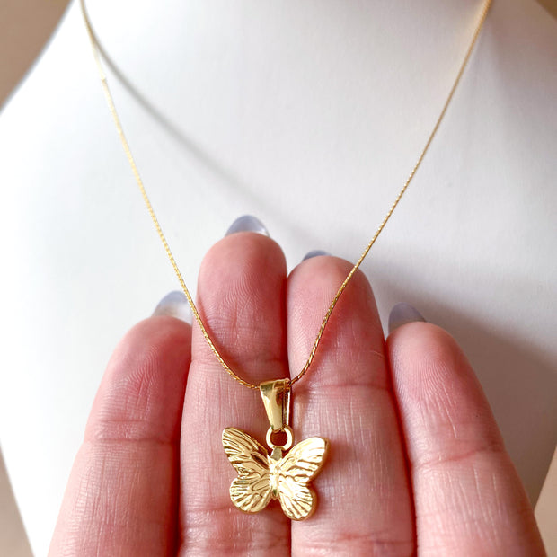 Butterfly Steel Necklace