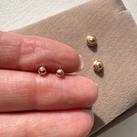 Topitos diamantados 3mm mini 18K