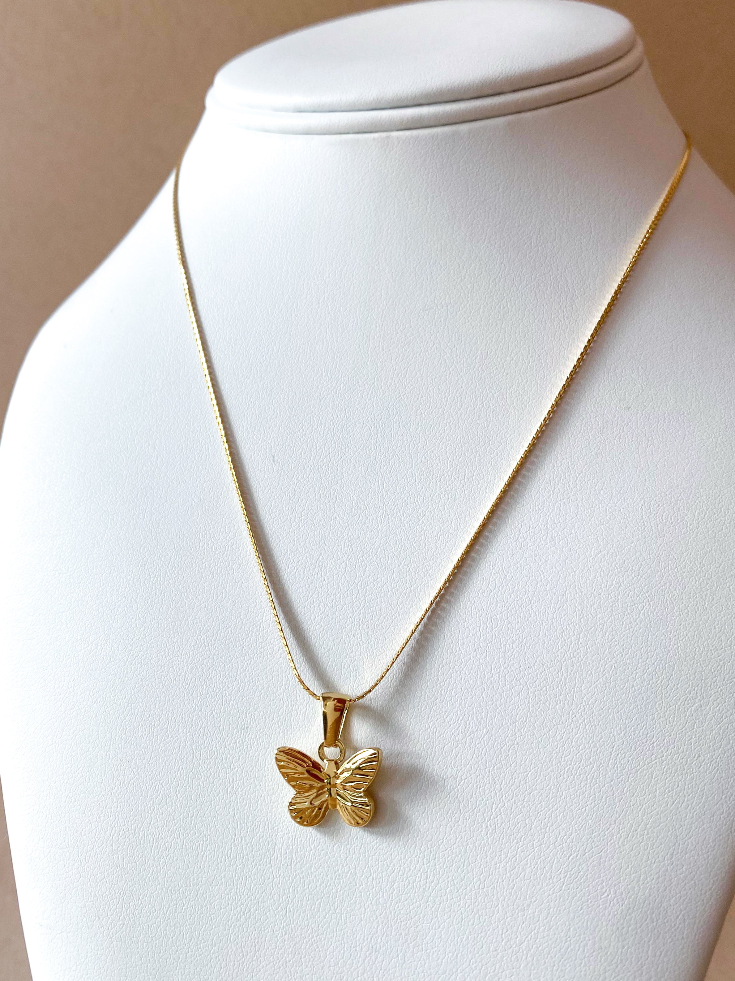 Butterfly Steel Necklace
