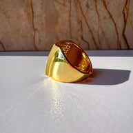 Anillo Cuadrado Cristales Claros