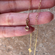 Flowers Chain 18K Solid Italian Gold Necklace
