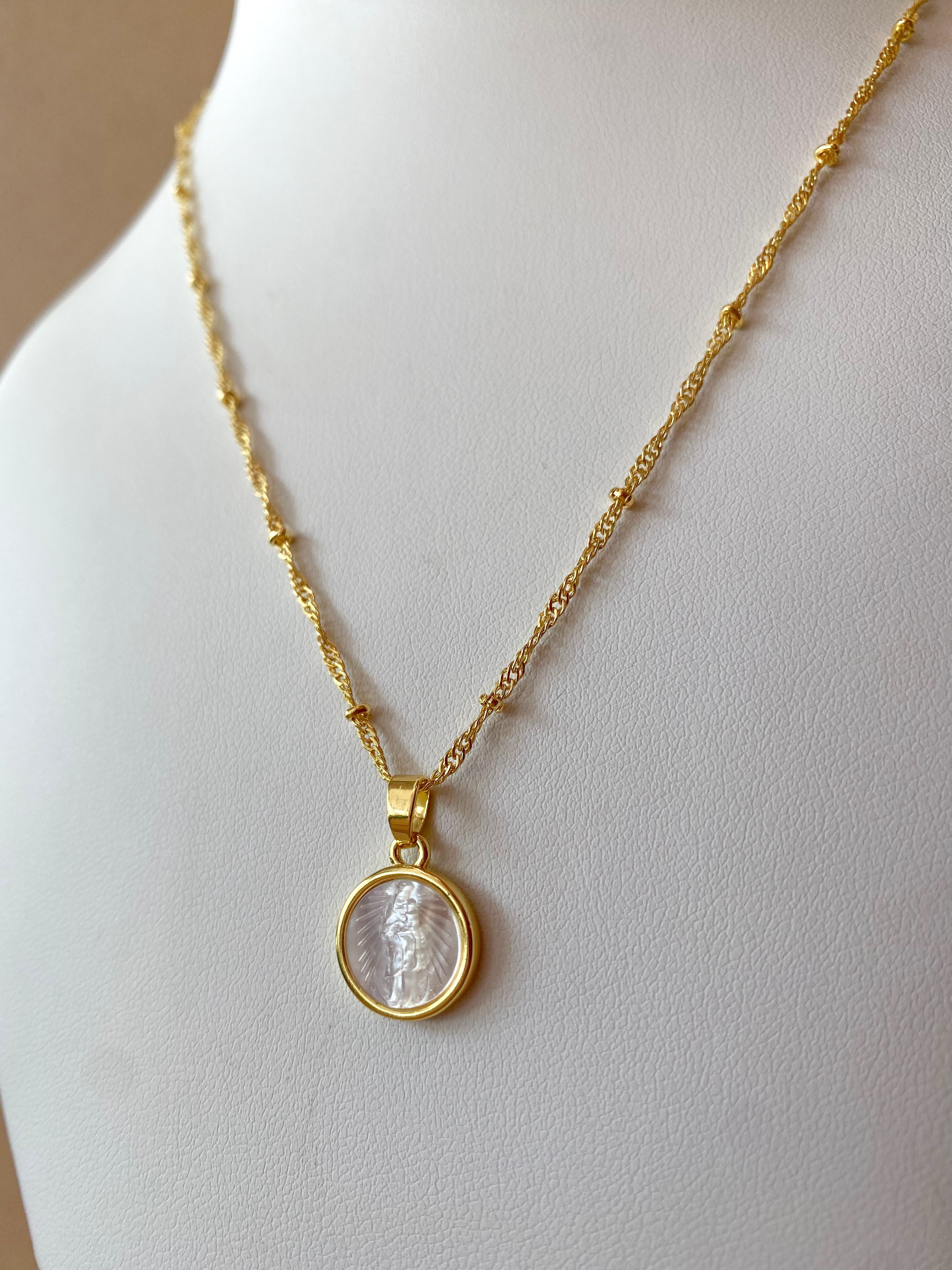 Chinita Virgin Mother Of Pearl Necklace