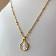 Chinita Virgin Mother Of Pearl Necklace