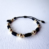 Red or Black Threads Golden Balls Style Bracelets