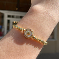 Elastic Heart Style Bracelet