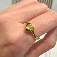 Golden Heart Ring