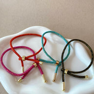 Adjustable Multicolor Plain Bracelets