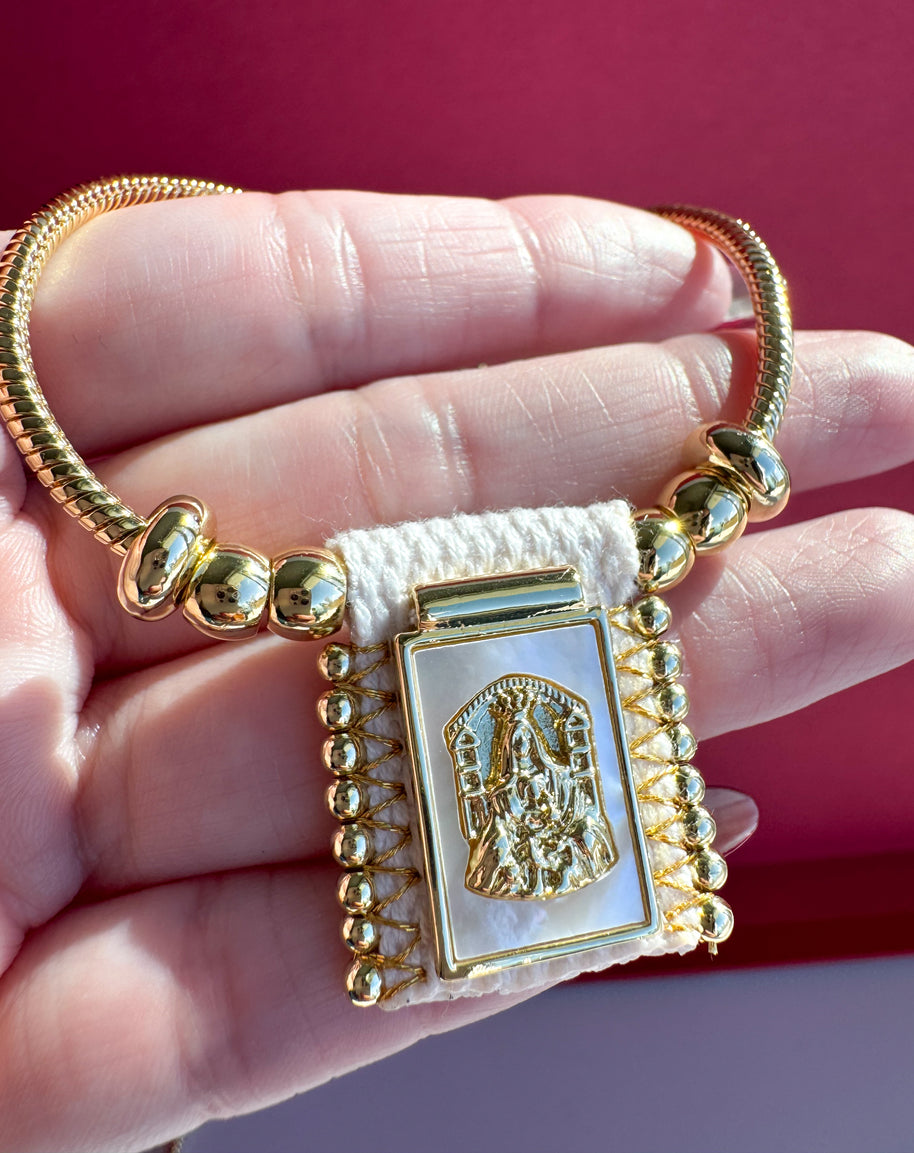 Brazalete Escapulario Virgen de Coromoto