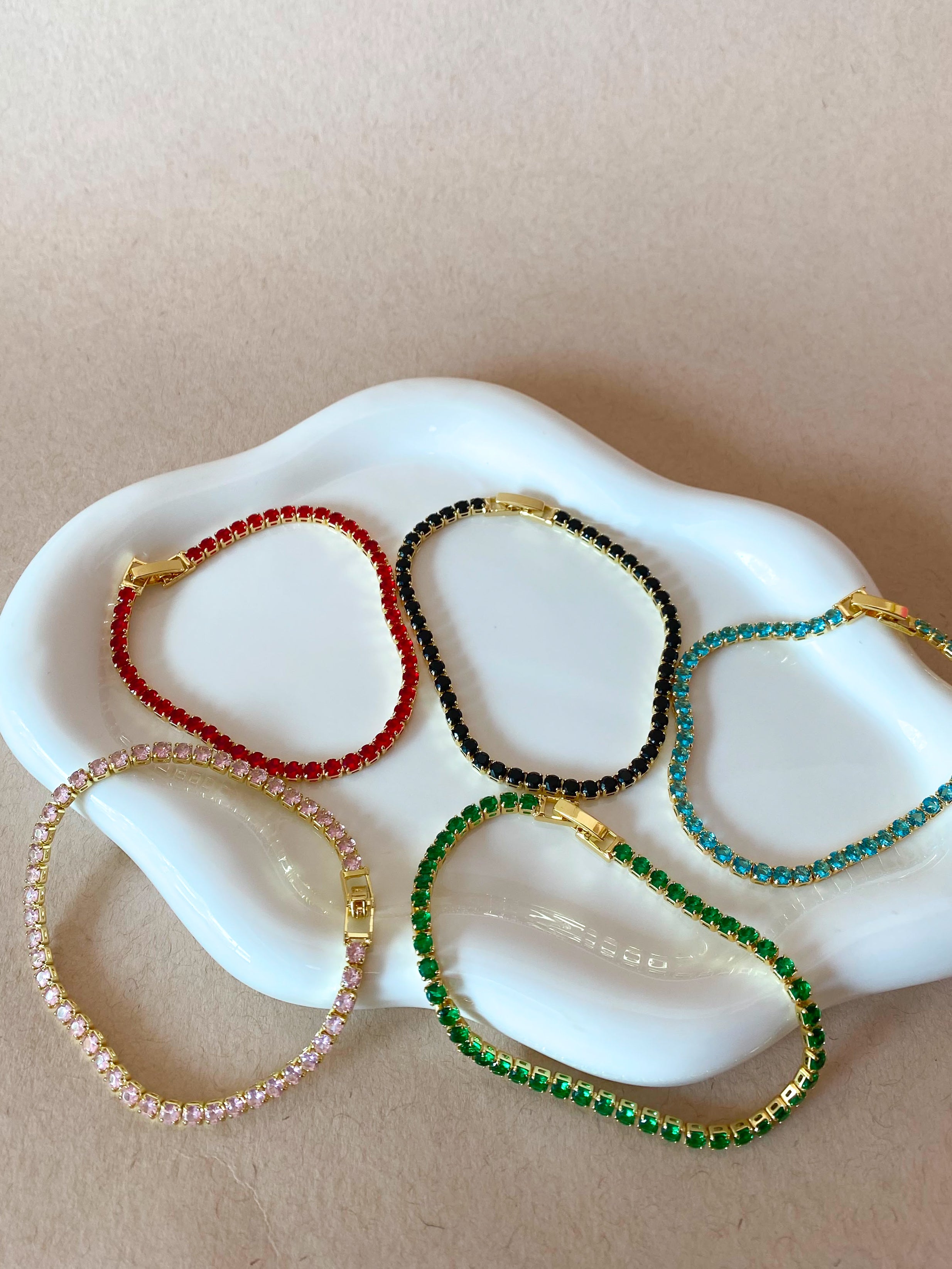 Crystal Colorful Zircon Bracelets