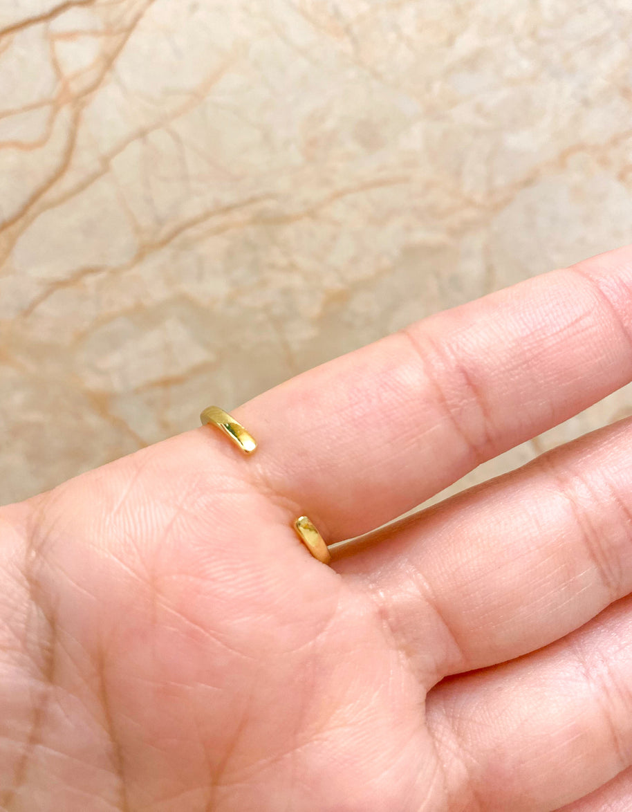 Double Zirconia Heart Ring