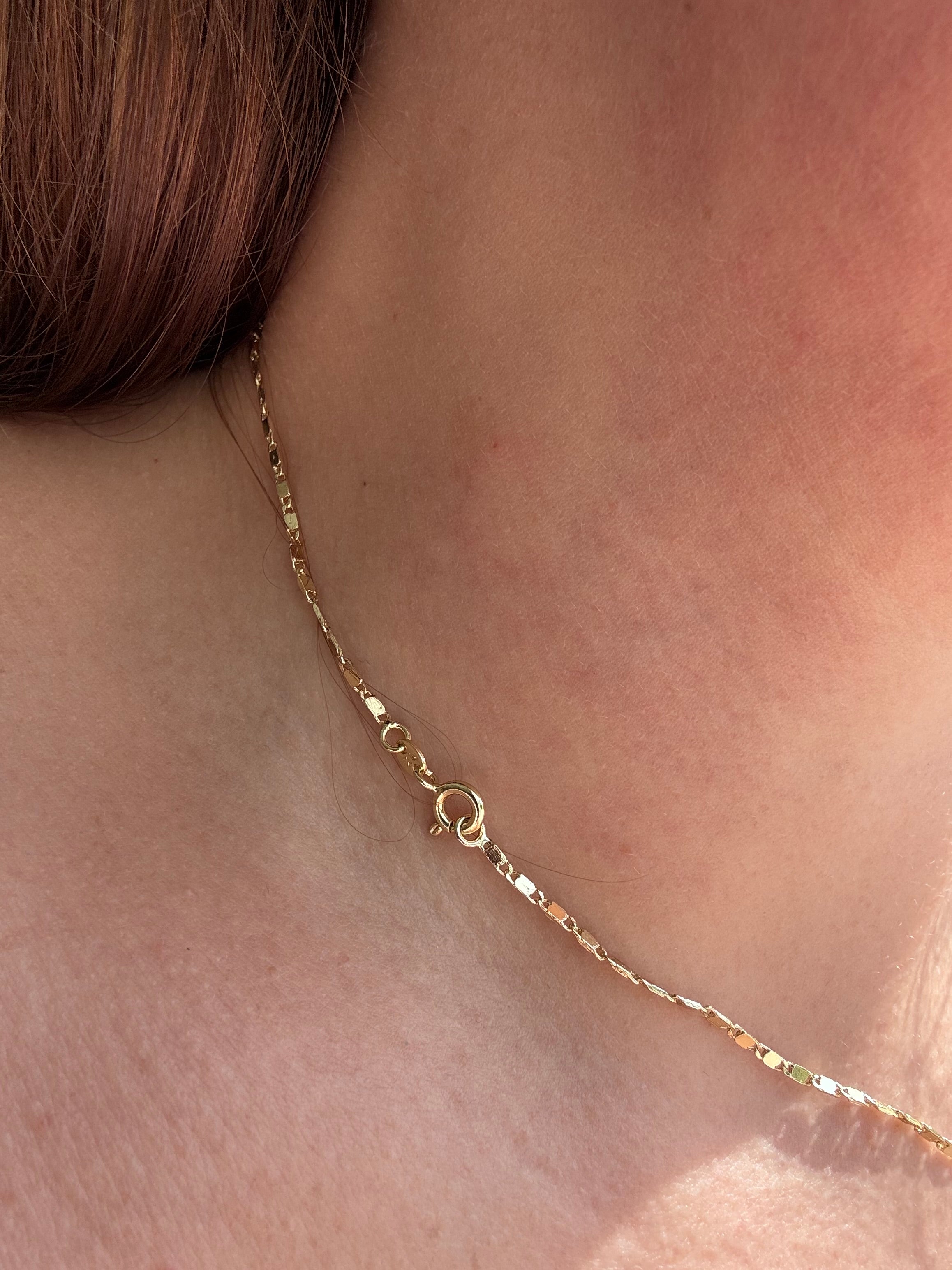 Cloud Raindrop Crystal Gems Golden Necklaces
