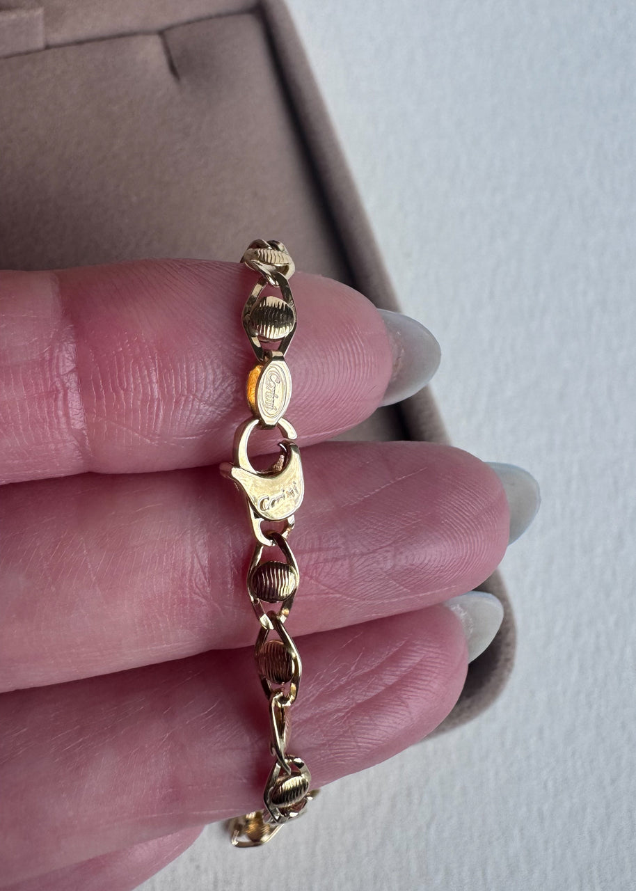 Puffed Mariner Links 18k Solid Gold (750) Men Bracelet