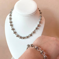 Silver Links Steel Necklace or Bracelet