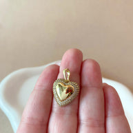 Shiny Heart Golden Charm