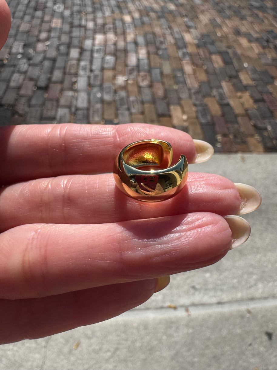 Big Golden Ear Cuff