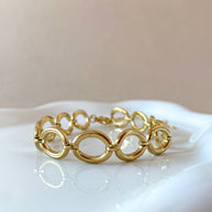 Circular Links Steel Bracelet