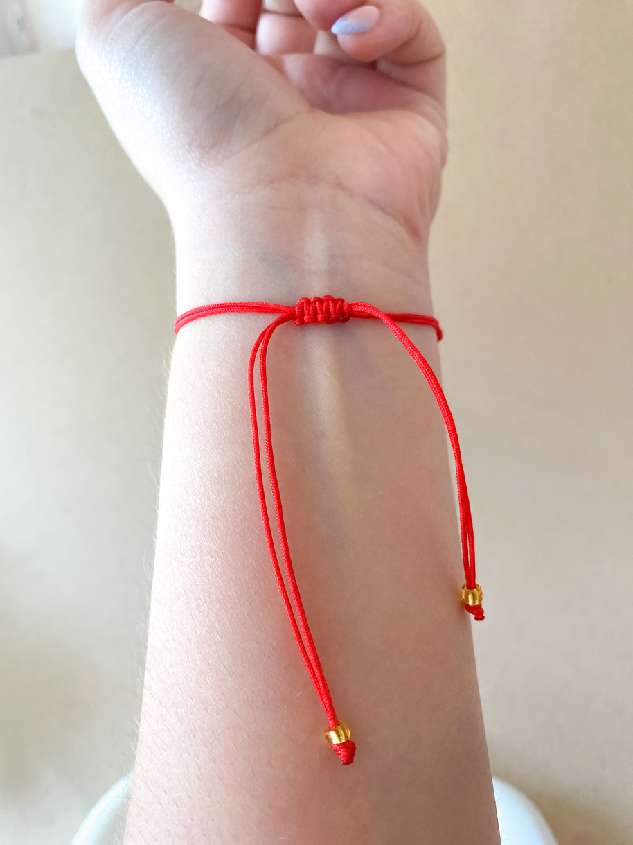 Jesus & God Red, Gold and Blue Miyuki Handmade Adjustable Bracelet