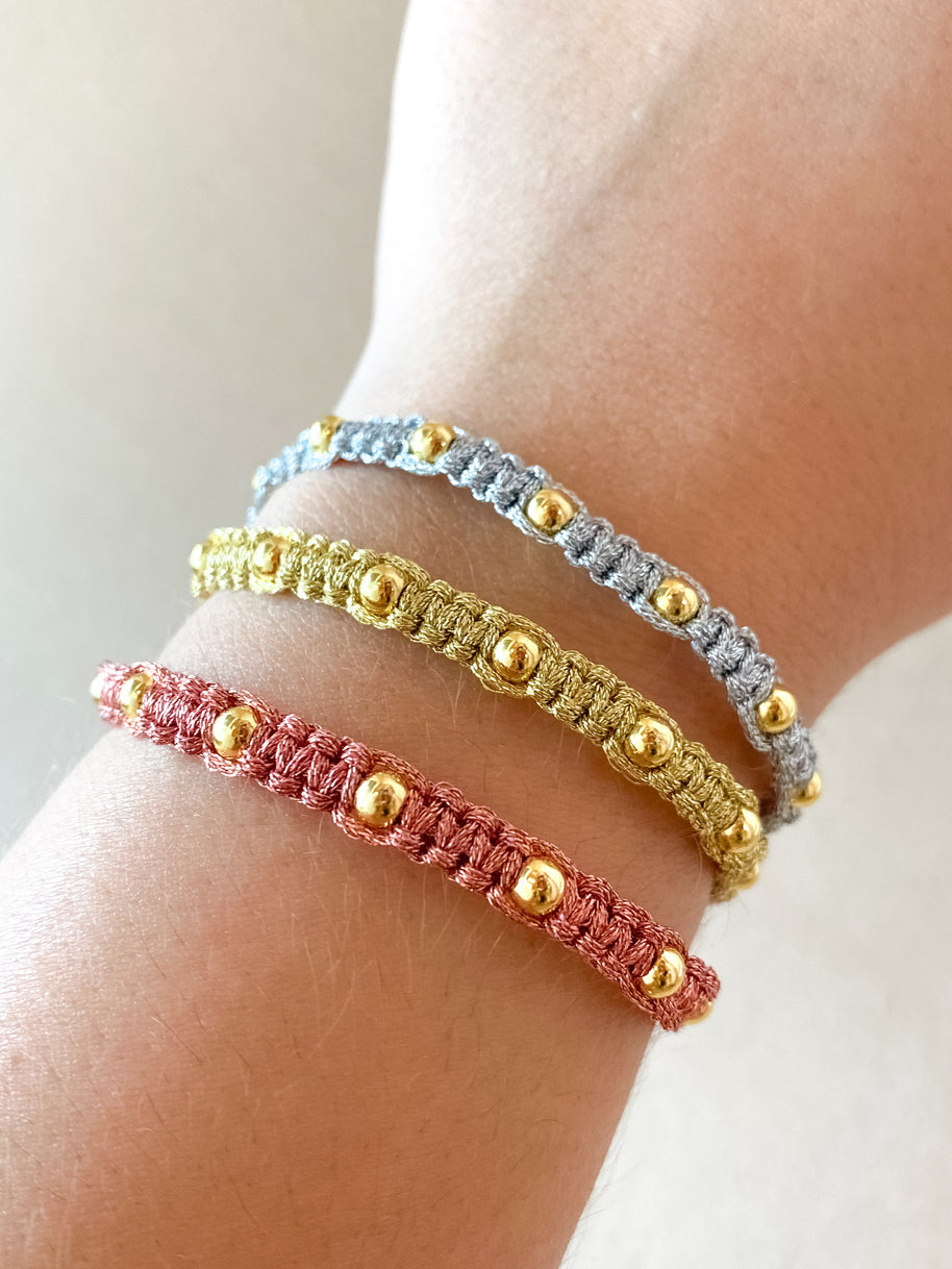 3 Layers Style 3 Gold Adjustable Bracelet