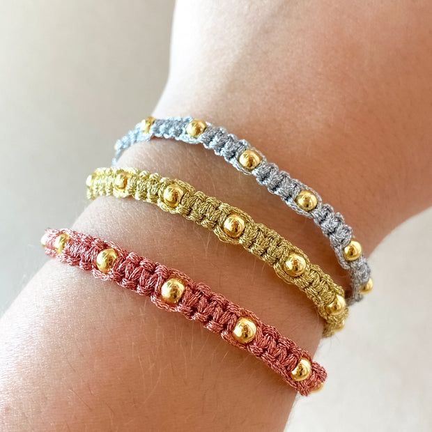 3 Layers Style 3 Gold Adjustable Bracelet