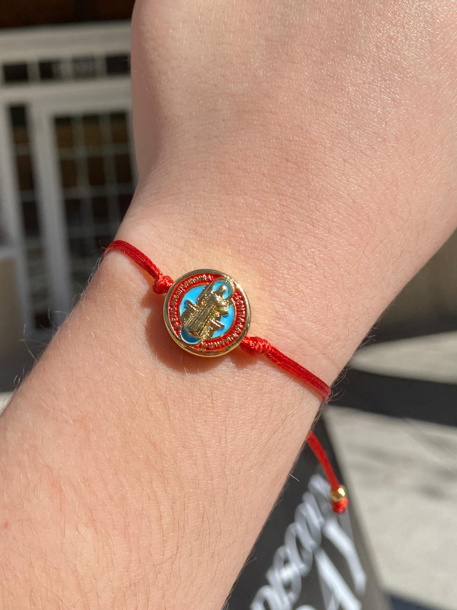 Red Thread Colorful St. Benedict