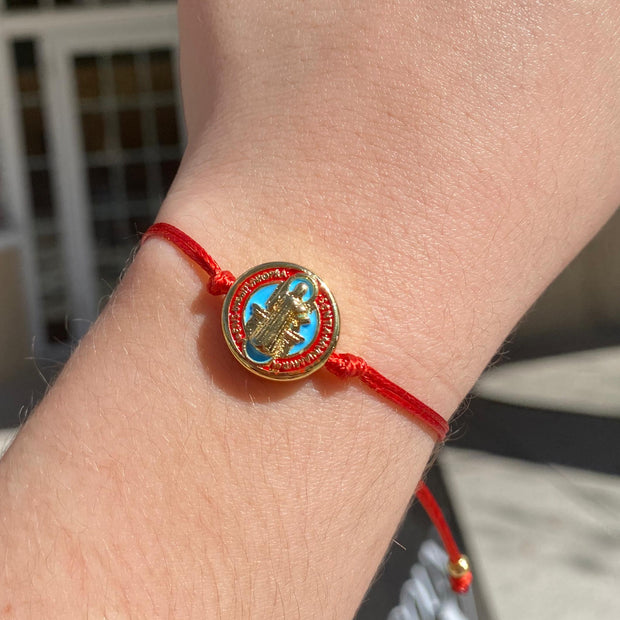 Red Thread Colorful St. Benedict