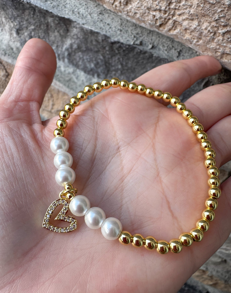 Pulseras Elásticas con Perlas