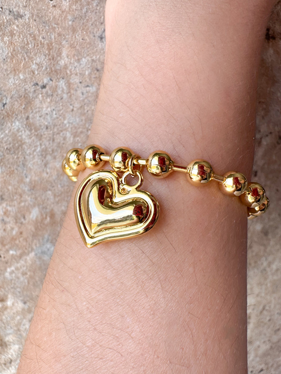 Golden Heart Bracelet