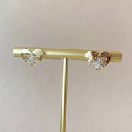 Little Puzzle Golden Hearts Earrings