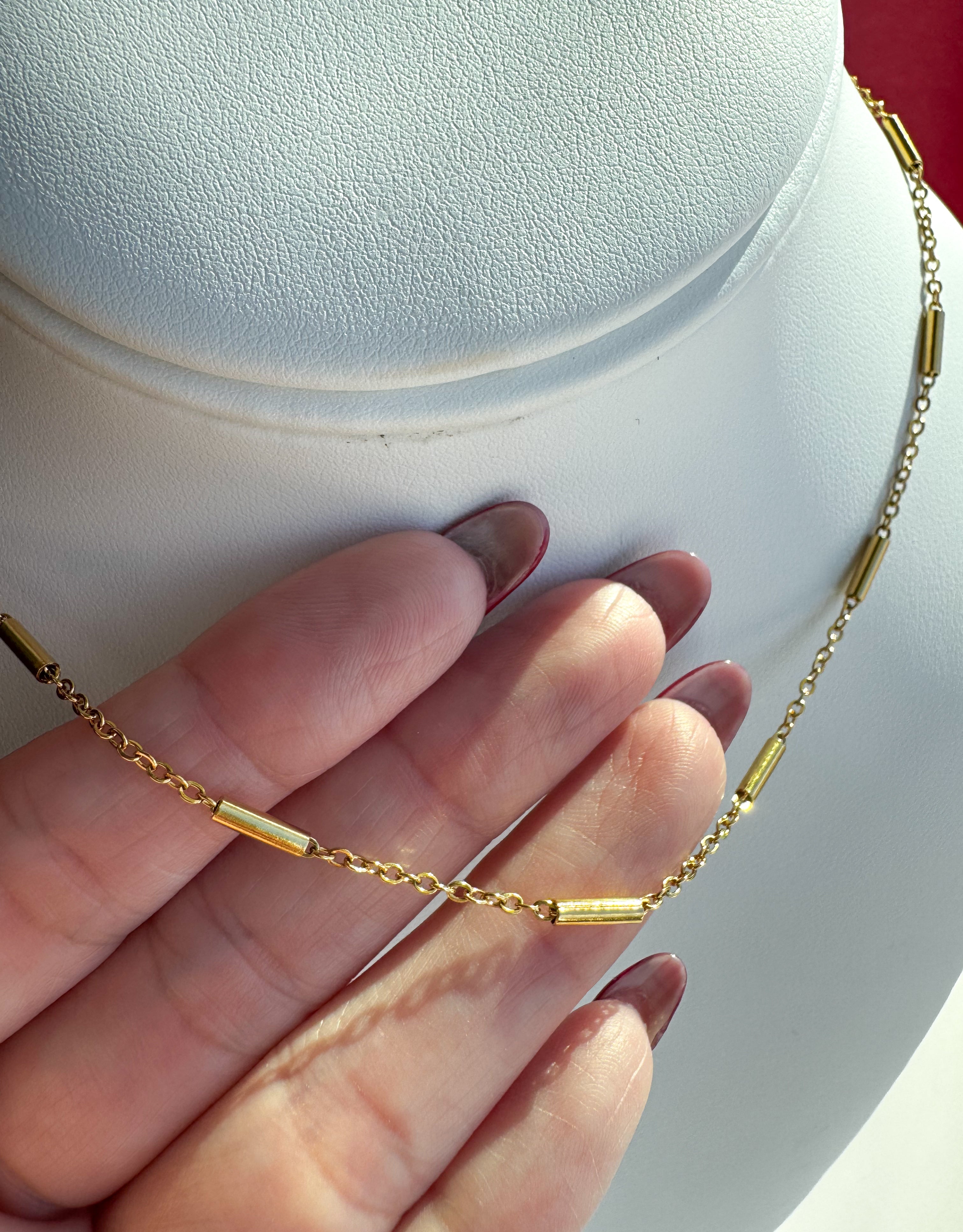 Cadena Plain Palitos Acero