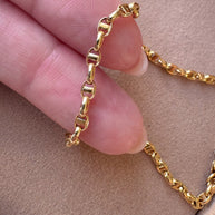 Sailor Style 14k Solid Gold Bracelet