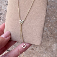 Butterfly Chain 18k Italian Gold Necklace