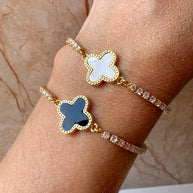 Brazaletes Ajustables Golden Clovers