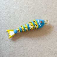 Blue Fishes Charms