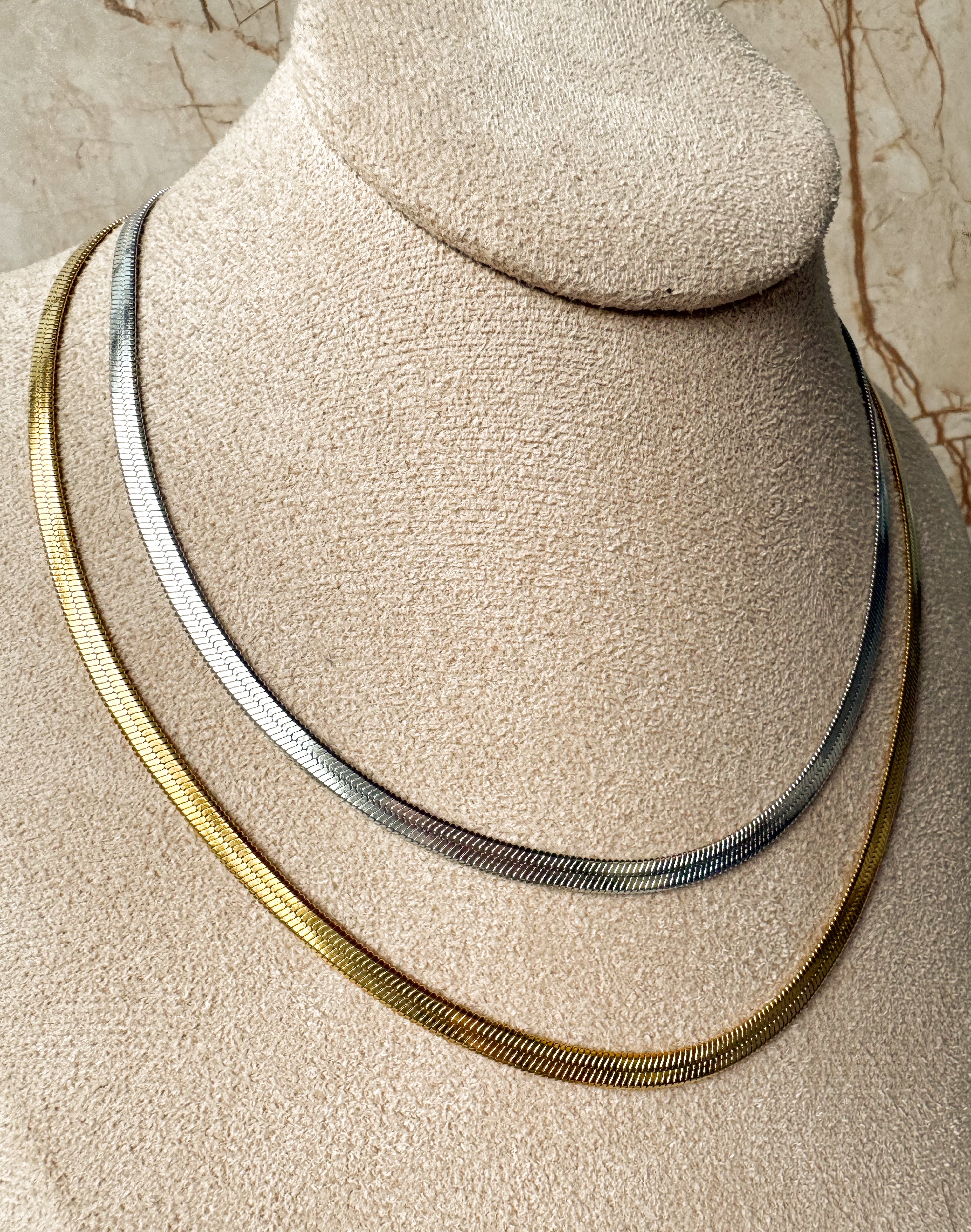 Gargantillas Serpiente Silver & Gold