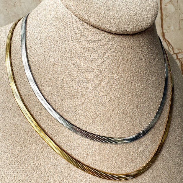 Gargantillas Serpiente Silver & Gold