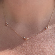 3 Gold Chain 14k Italian Solid Gold Necklace