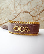 Load image into Gallery viewer, Pulsera Ajustable DIOS Gris
