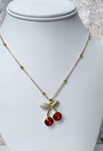 Load image into Gallery viewer, Shiny Cherry Red Necklace
