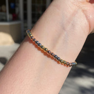 3 Gold Bicycle Bracelet