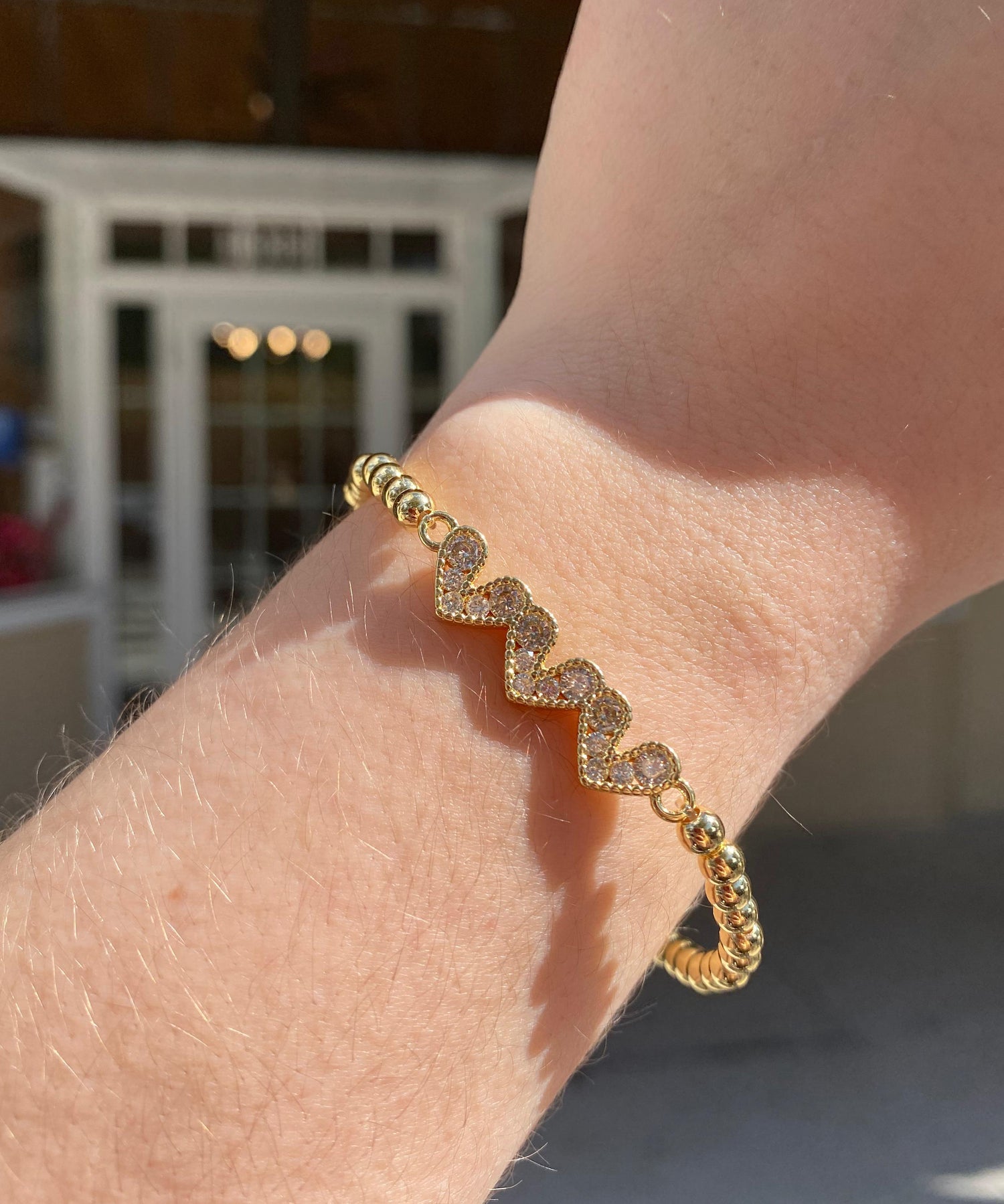 3 Little Hearts Bracelet