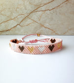 Load image into Gallery viewer, Brazalete Miyuki Rosada Multicolor
