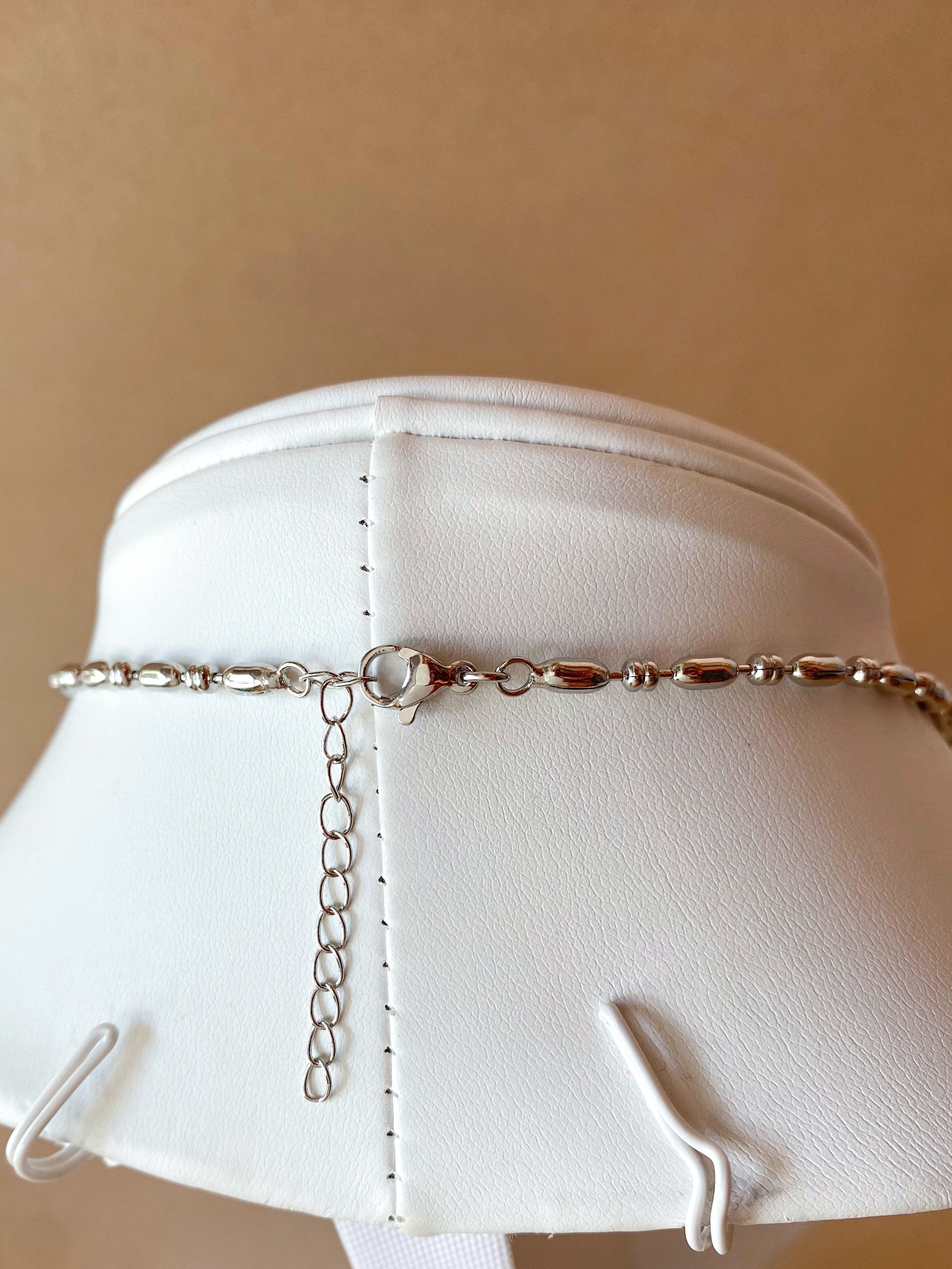 Silver St. Benedict Crystal Medal Necklaces