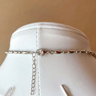 Silver St. Benedict Crystal Medal Necklaces