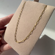 Paperclip 18K Gold Chain